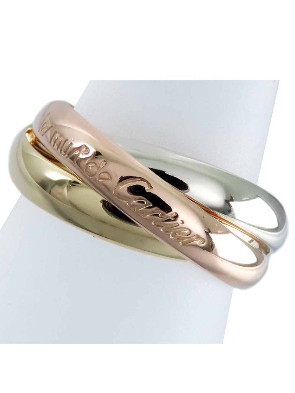 Cartier Trinity Ring Three Color Gold MM Classic Model